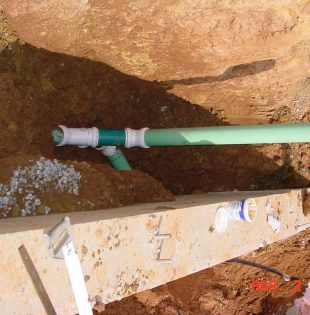 gas water sewer line installation 3