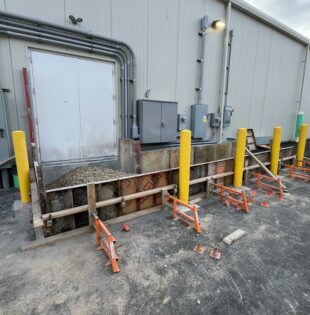 Hillsboro OH 5Below dock ramp and dumpster enclosure (1)