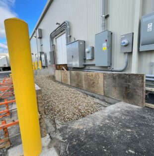 Hillsboro OH 5Below dock ramp and dumpster enclosure (2)