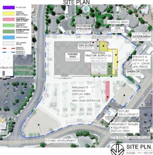 23-0809 - Tractor Supply Co - Coalinga CA - Site Plan