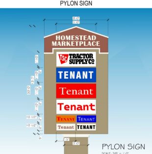 23-0815 - TSC - Coalinga CA - Pylon Sign