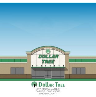 23-0803 - Carlisle OH (Dollar Tree 2023) Front Elevation
