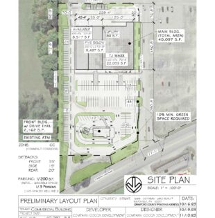 Meadville PA site plan